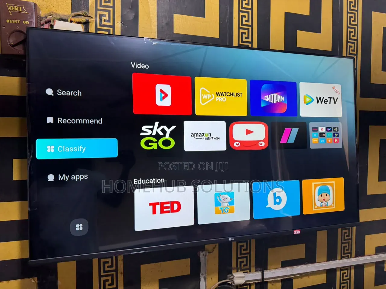 Lg 65 Inches, 65uq70 Smart Tv Android Frameless Full Smart Tv