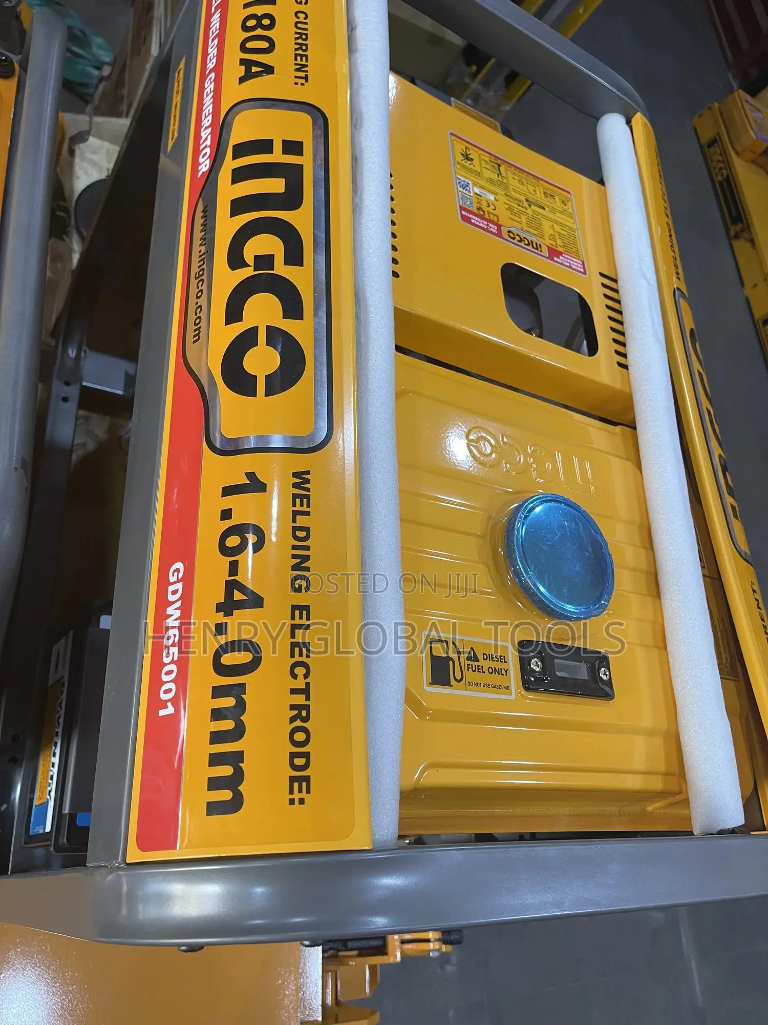 Heavy-Duty Ingco Diesel Welder Generator – 4600w (Gdw65001