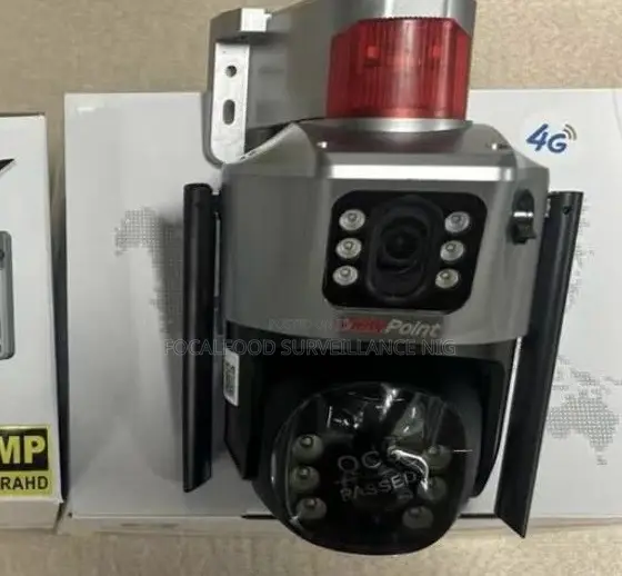 Optimax PTZ V380 Airtel Only PTZ Solar Dual Lens Camera