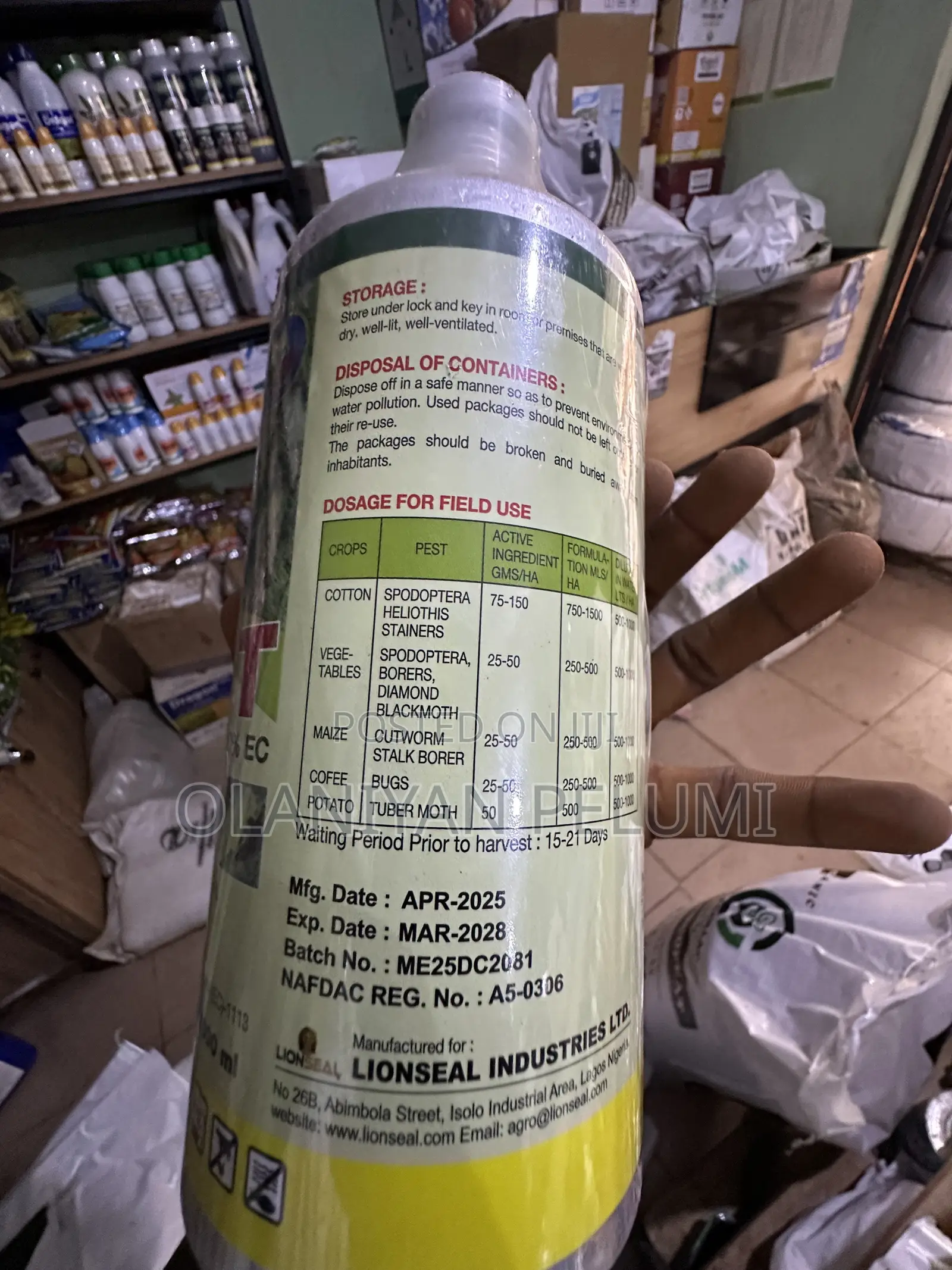 Best Cypermethrin Broad Spectrum Insecticide