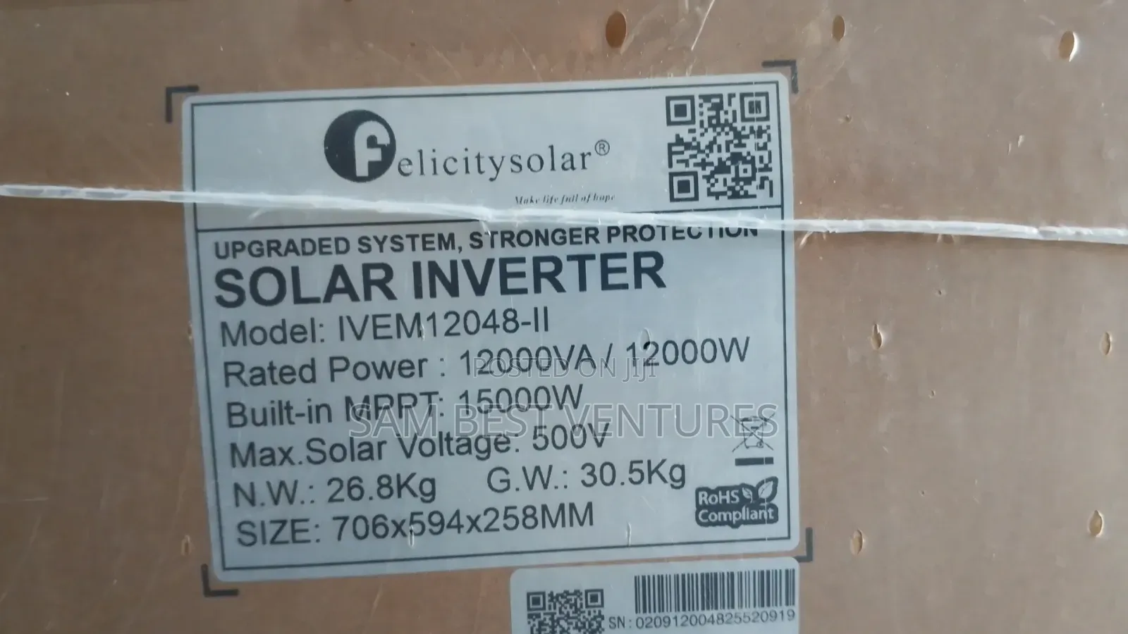 12kva 48v Felicity Ivem Inverter