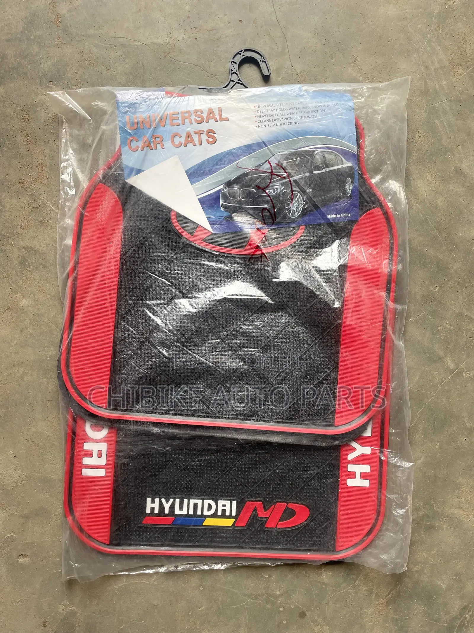 Hyundai 5 in 1 Rubber Foot Mat