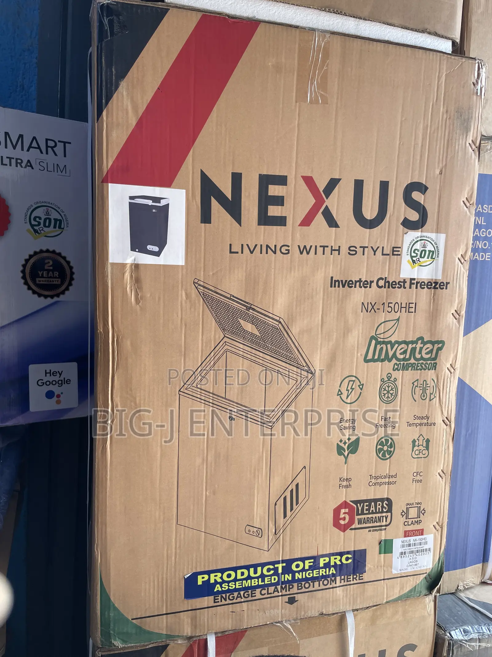 Nexus 100 Liters Inverter Chest Freezer