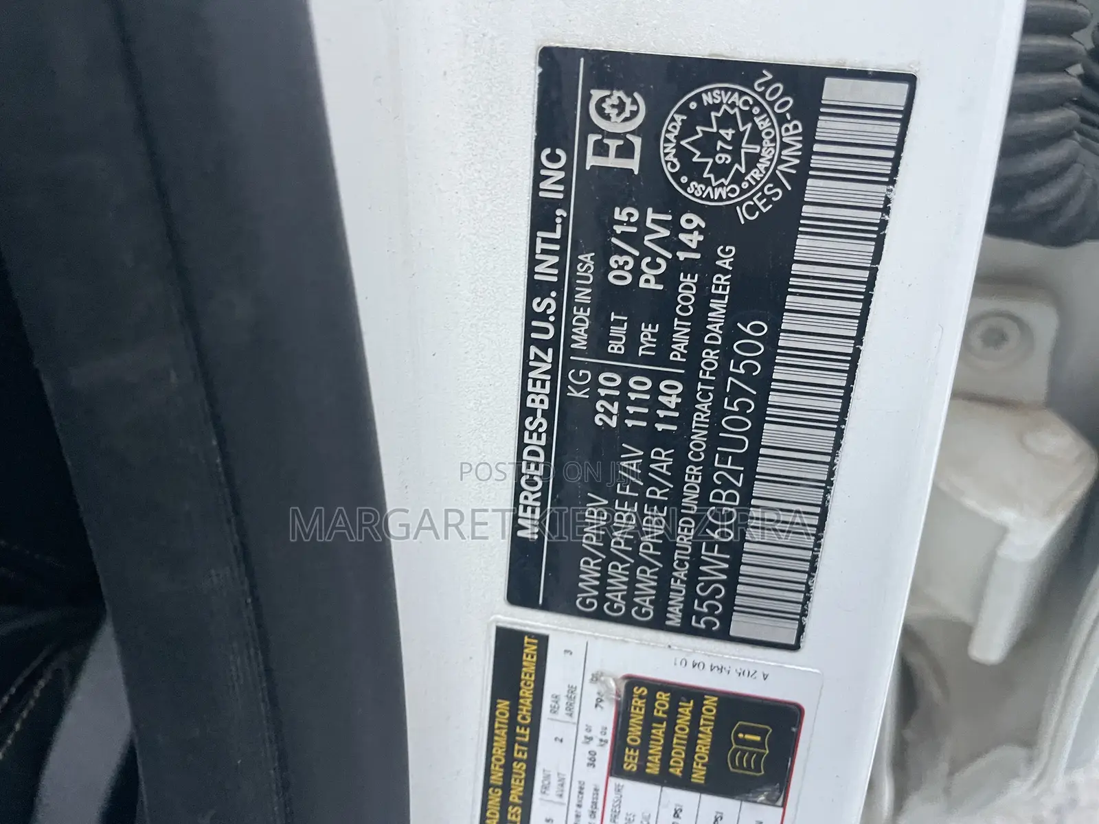 Mercedes-Benz C400 2016 White