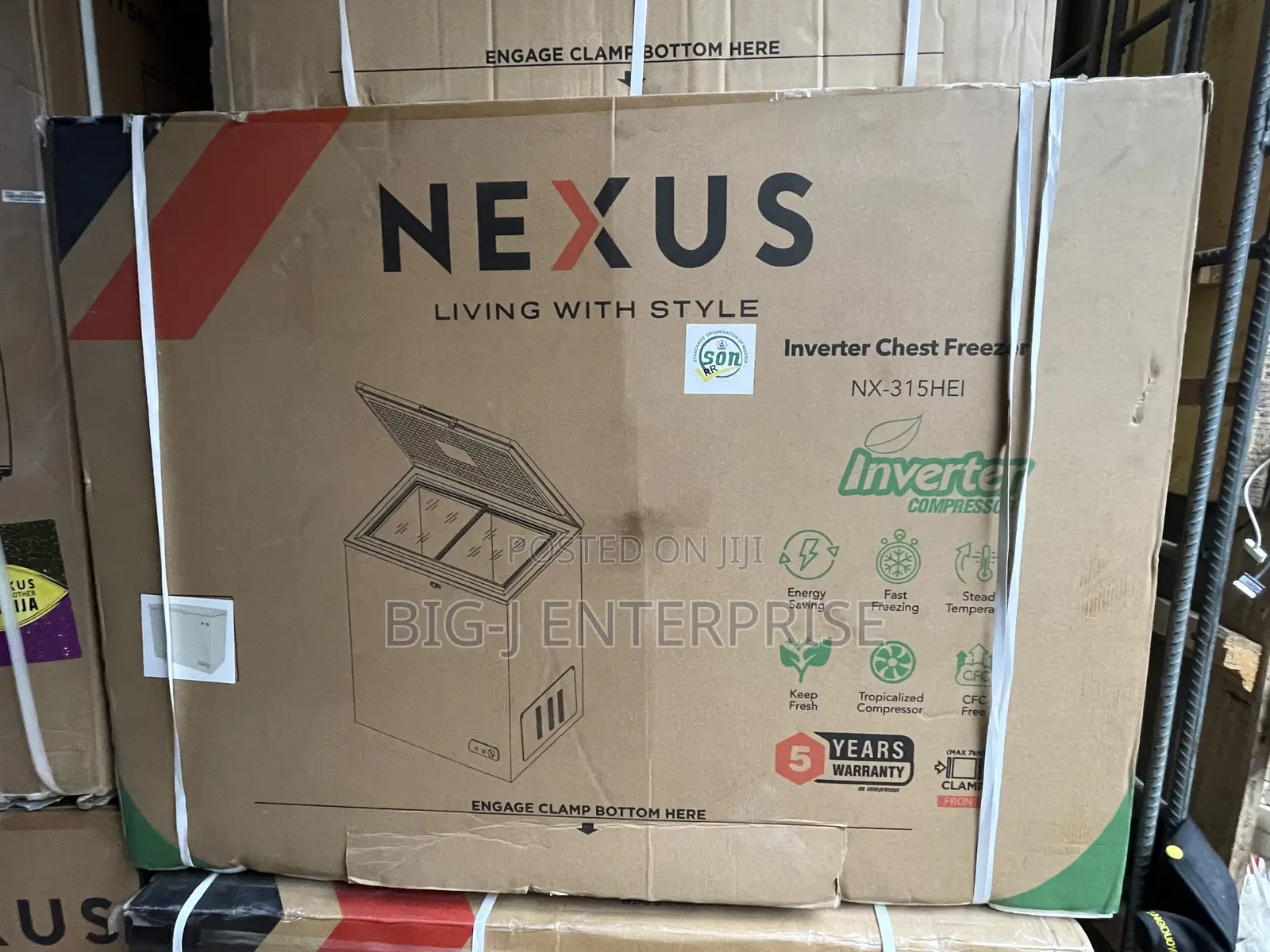 Nexus 265 Liters Inverter Chest Freezer