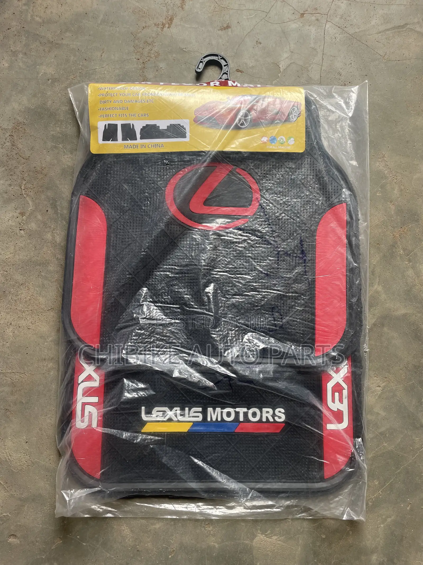 Lexus 5 in 1 Rubber Foot Mat