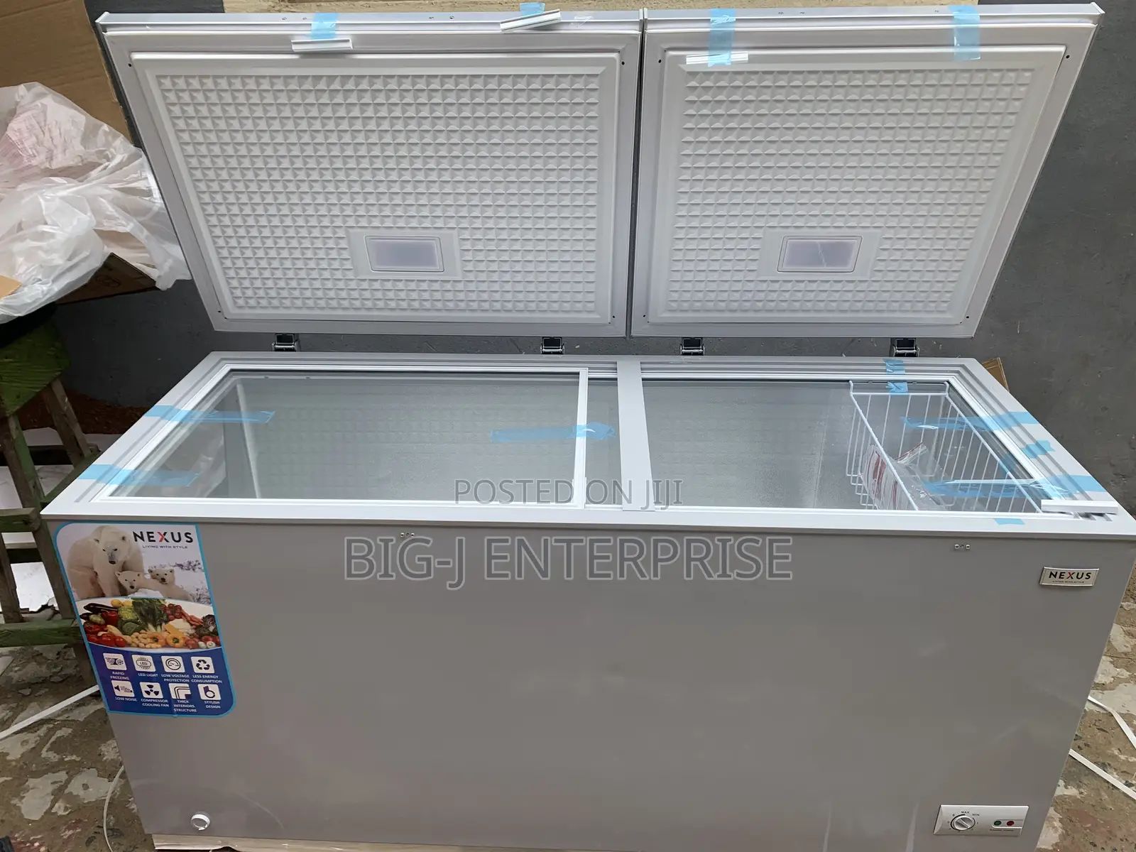 Nexus Chest Freezer 520 Liters - Nx-595