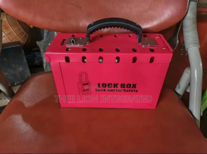 Bozzys 12-slot Portable Steel Group Lockout Tagout (Loto) Box