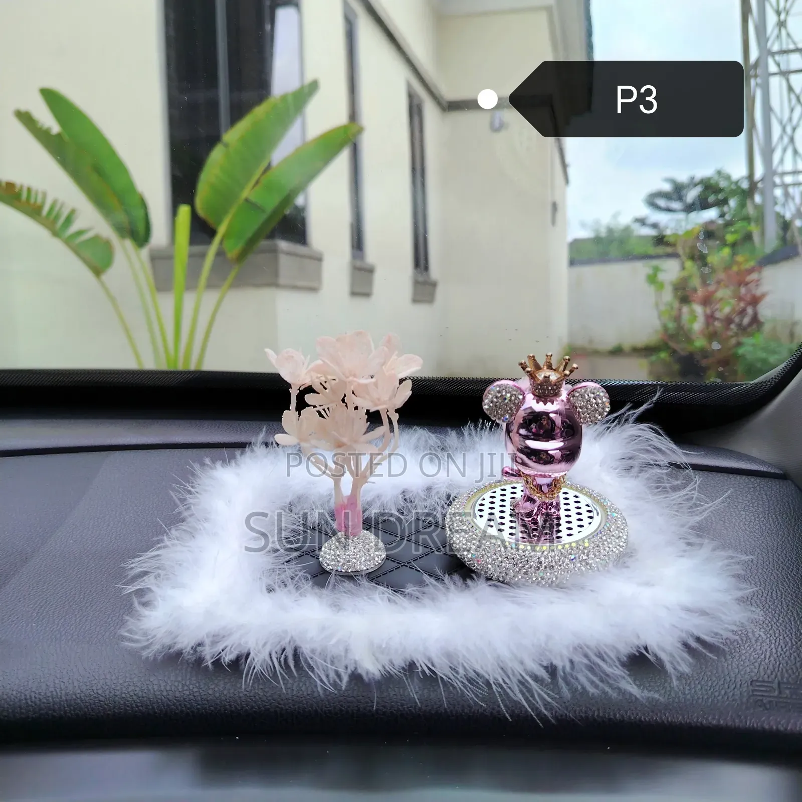 Home Decration Pink Bear Pink Decoration Gift for Car Air Freshener