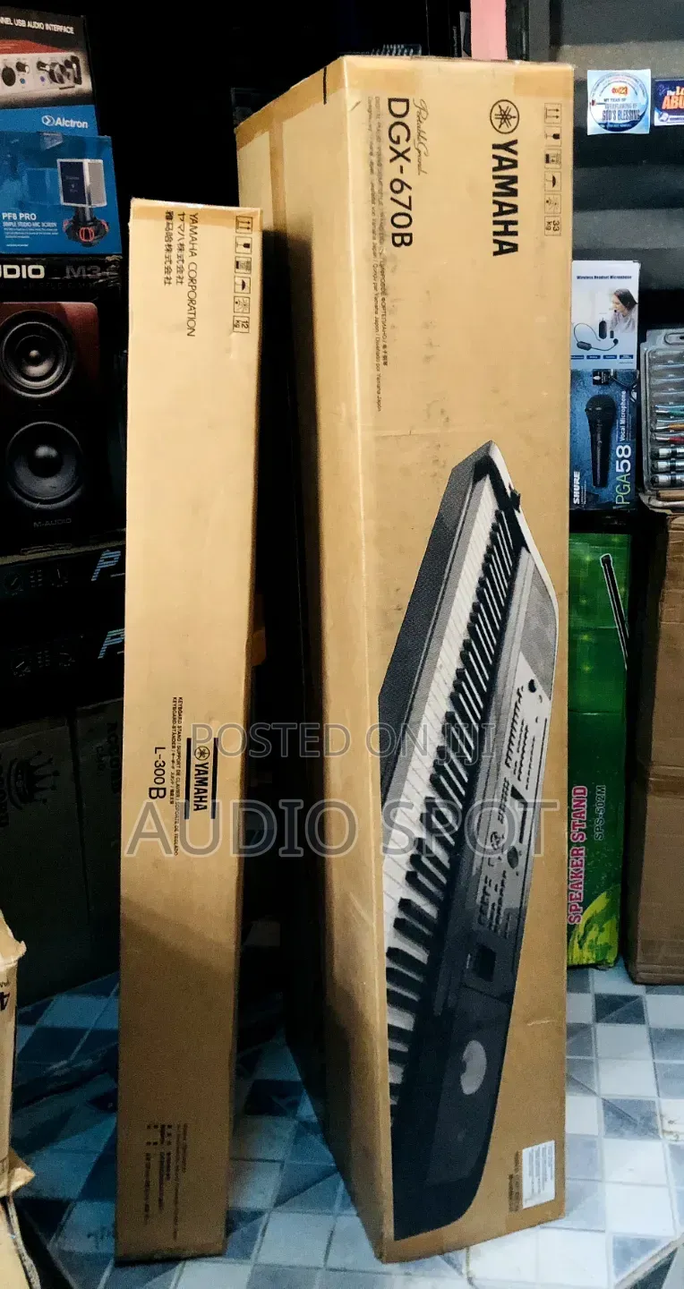 Yamaha DGX-670b, 88-Key Weighted Digital Piano With Sustain Foot Switc