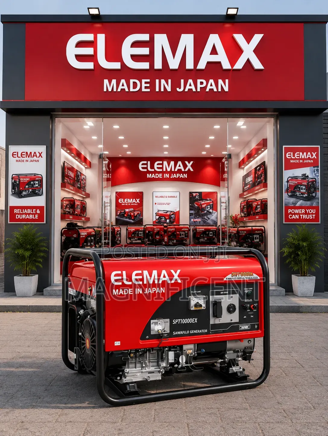 Elemax S6700ex Generator – Made in Japan, Powerful Reliable Per