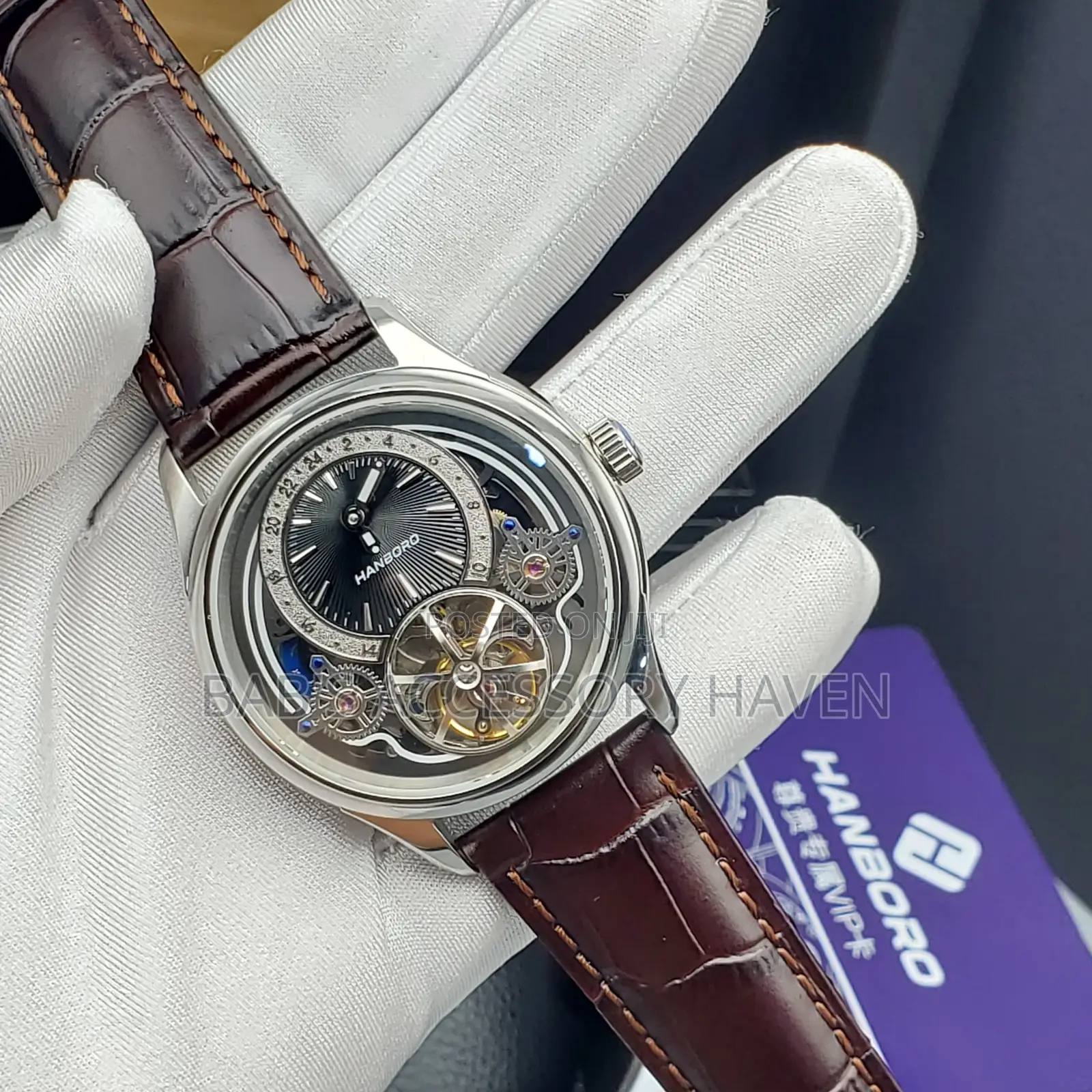 High Quality Jacob Co Leather Automatic