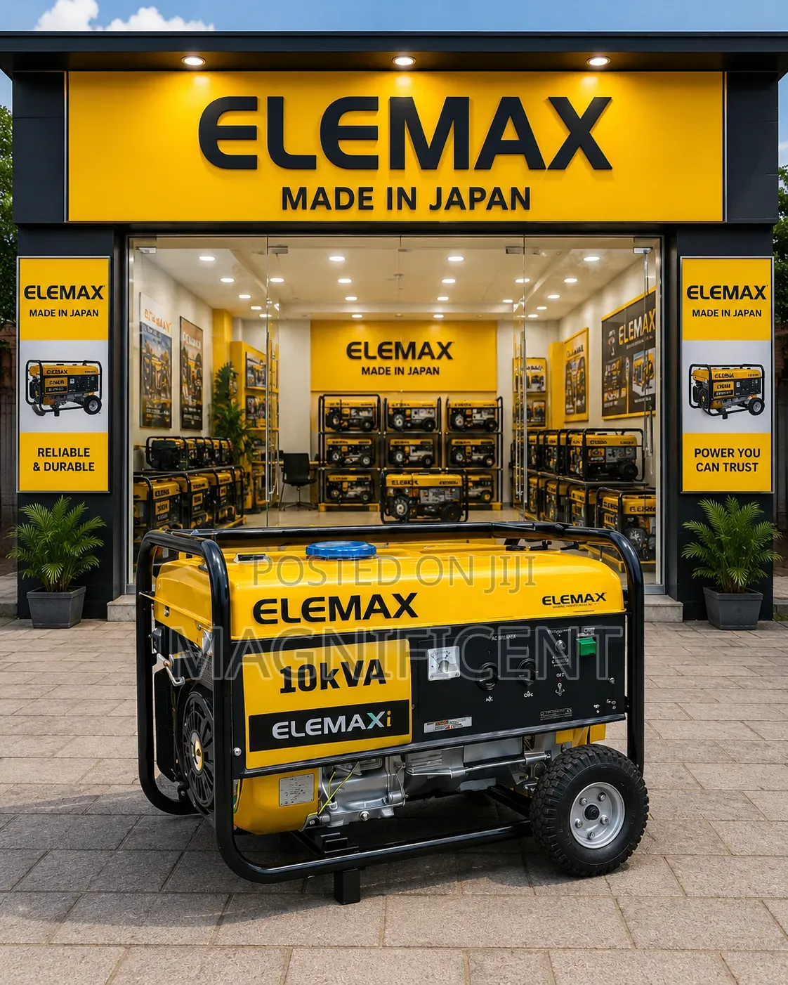 Elemax 10kva Generator – Premium Japanese Power, Strong Reliable
