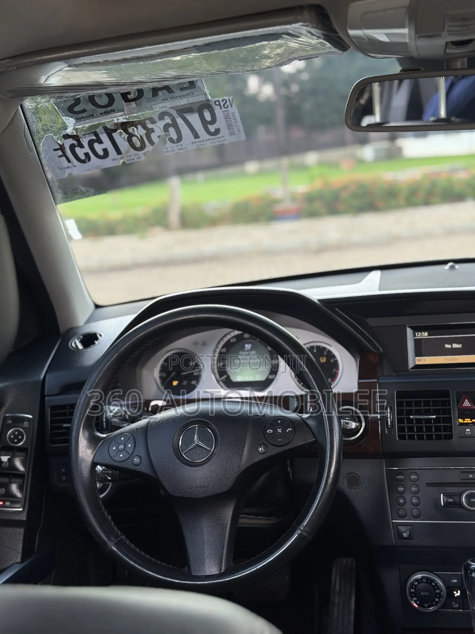 Mercedes-Benz GLK-Class 2012 Black