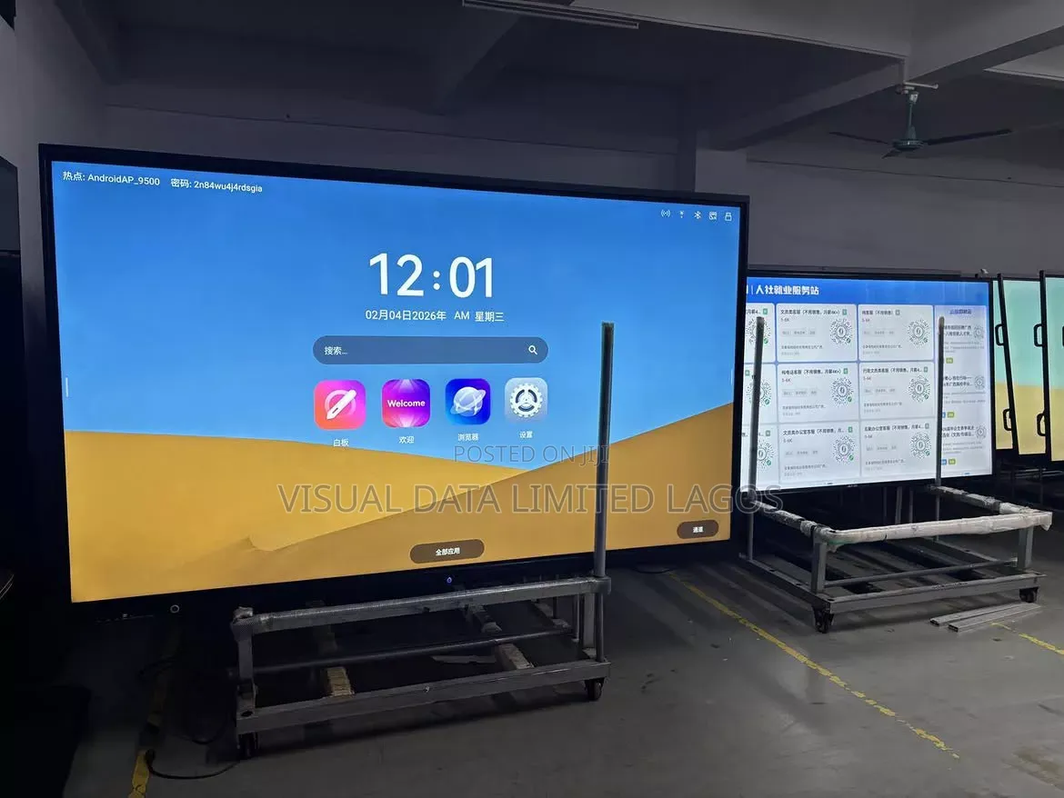 Elon Display Interactive Flat Panel 110 Inches With Free Stand