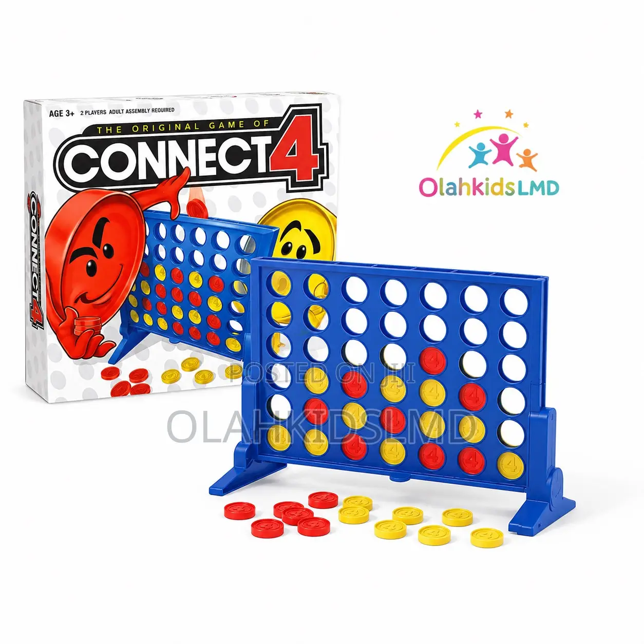Connect 4 Classic Family Board Game 2 Player Strategy Game (Ages 3+)