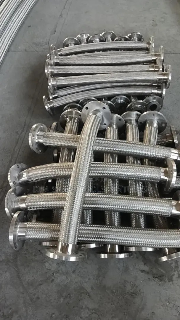 4"-Inch X 6meter Flexible Stainless Steel Hose With Stainless Flanges