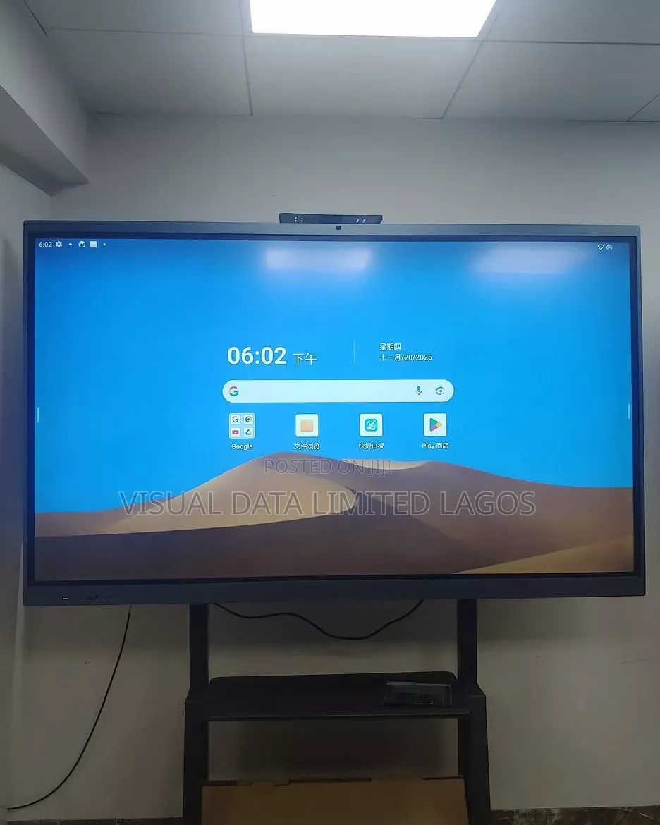 Elon Display Interactive Flat Panel 85 Inches With Free Stand