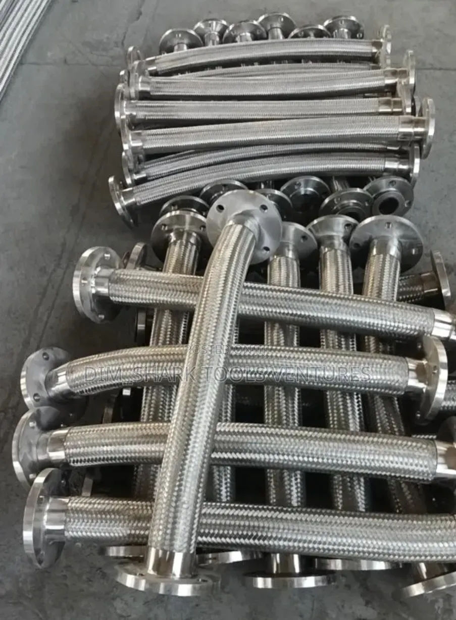 4"-Inch X 6meter Flexible Stainless Steel Hose With Stainless Flanges