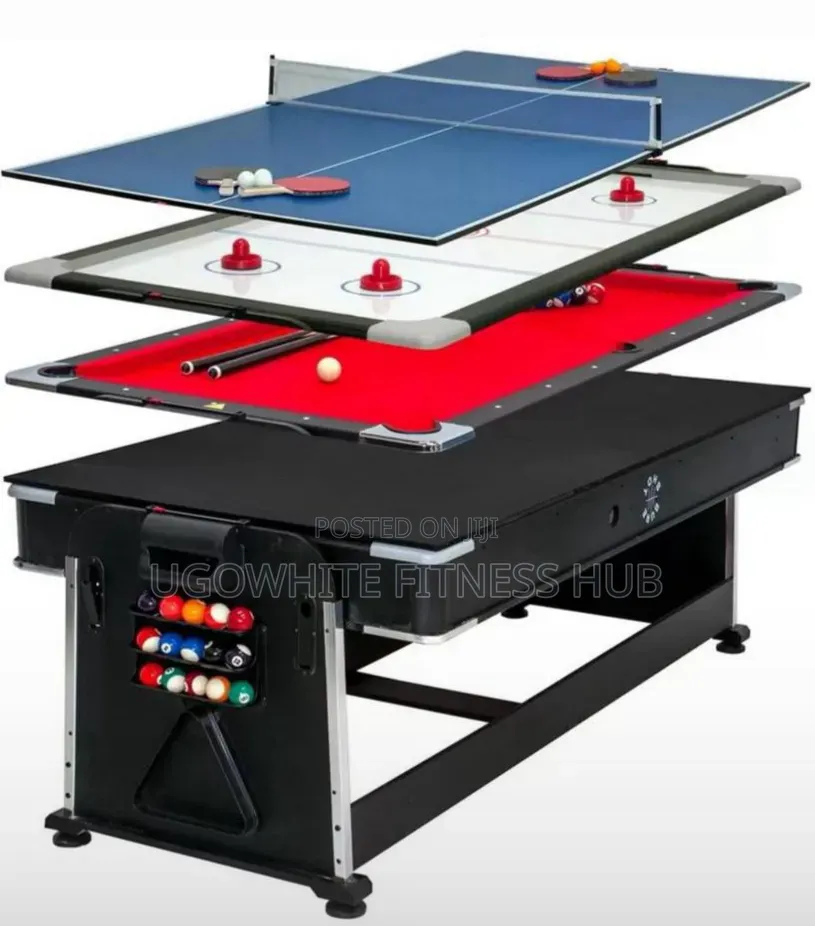 Sure Shot 4-in-1 Multi Games Table (Or Similar "Revolver" Model)