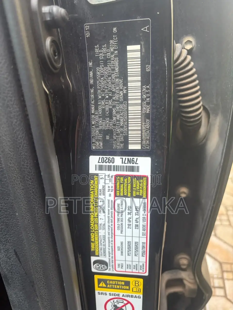 Toyota Sequoia 2013 Black