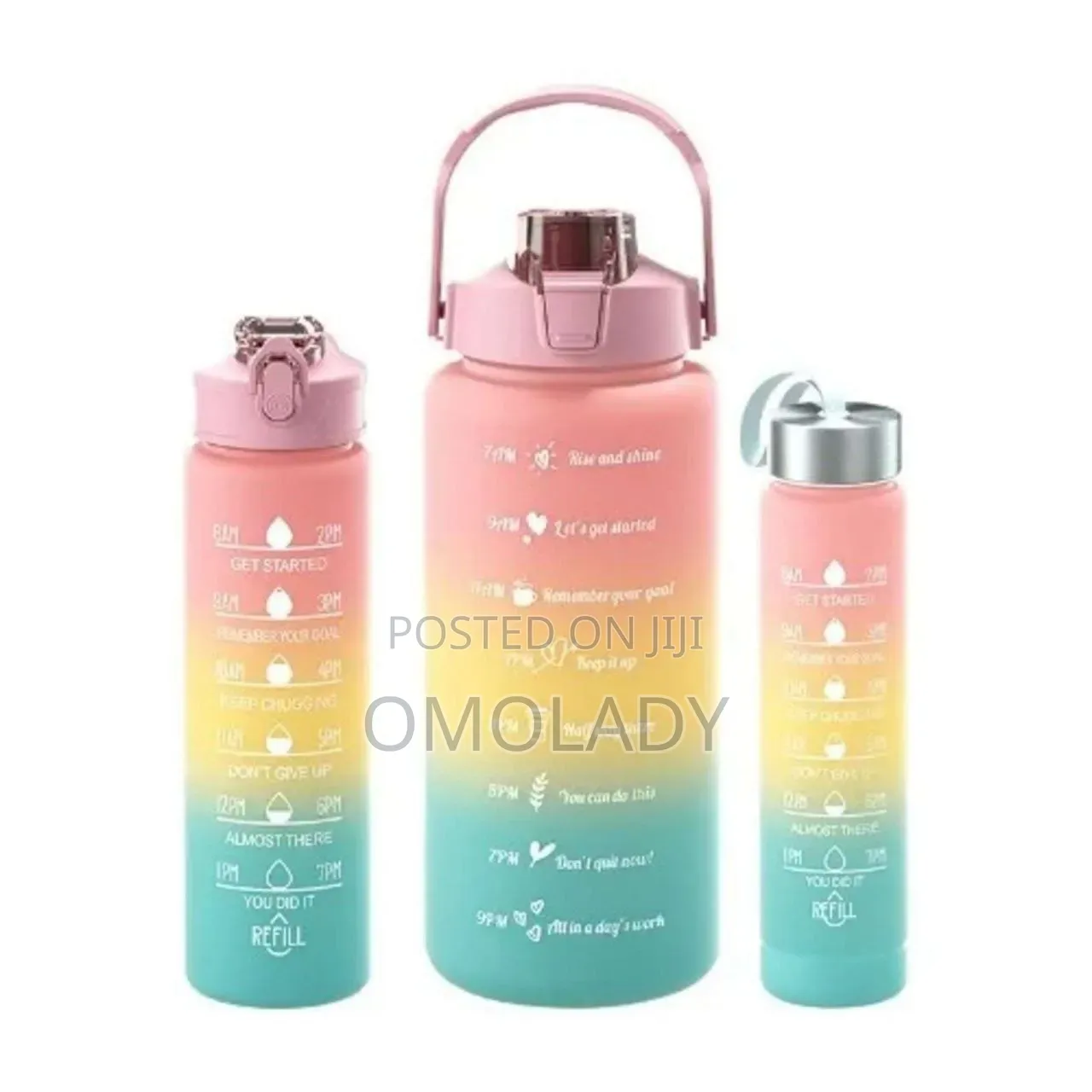 3in1 Water Bottle Motivational Water Bottle
