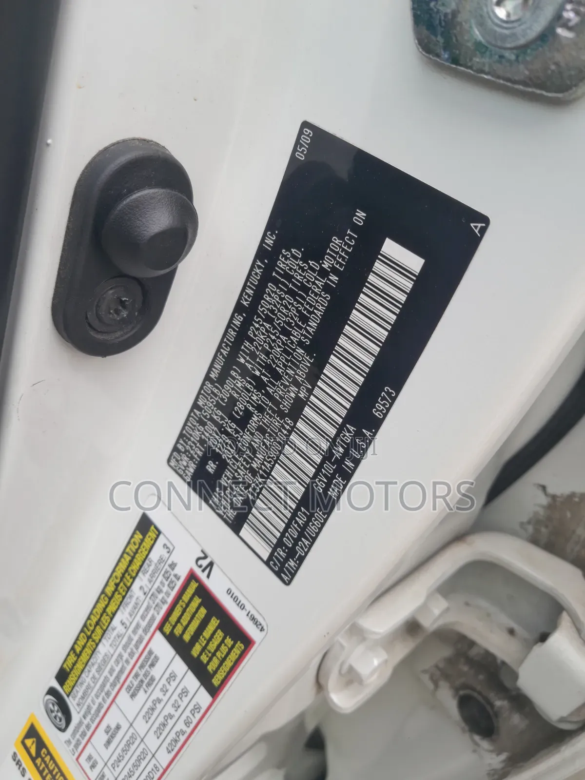 Toyota Venza Limited 2011 White