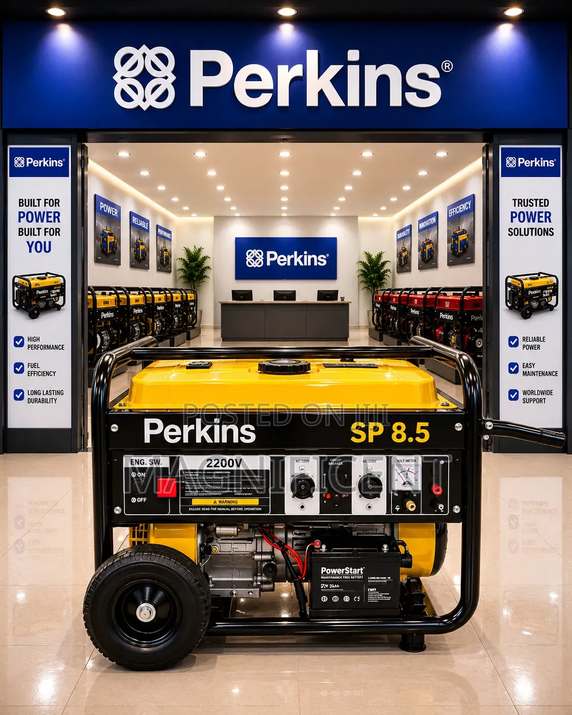Perkins Sp 8.5kva Generator – Powerful, Durable Fuel Efficient