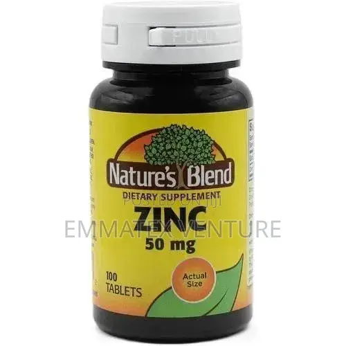 Nature's Blend Zinc Gluconate Tablets, 50mg, 100 Tablets