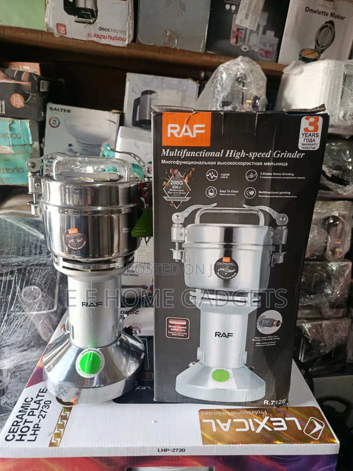 Raf Multifunctional High Speed Grinder
