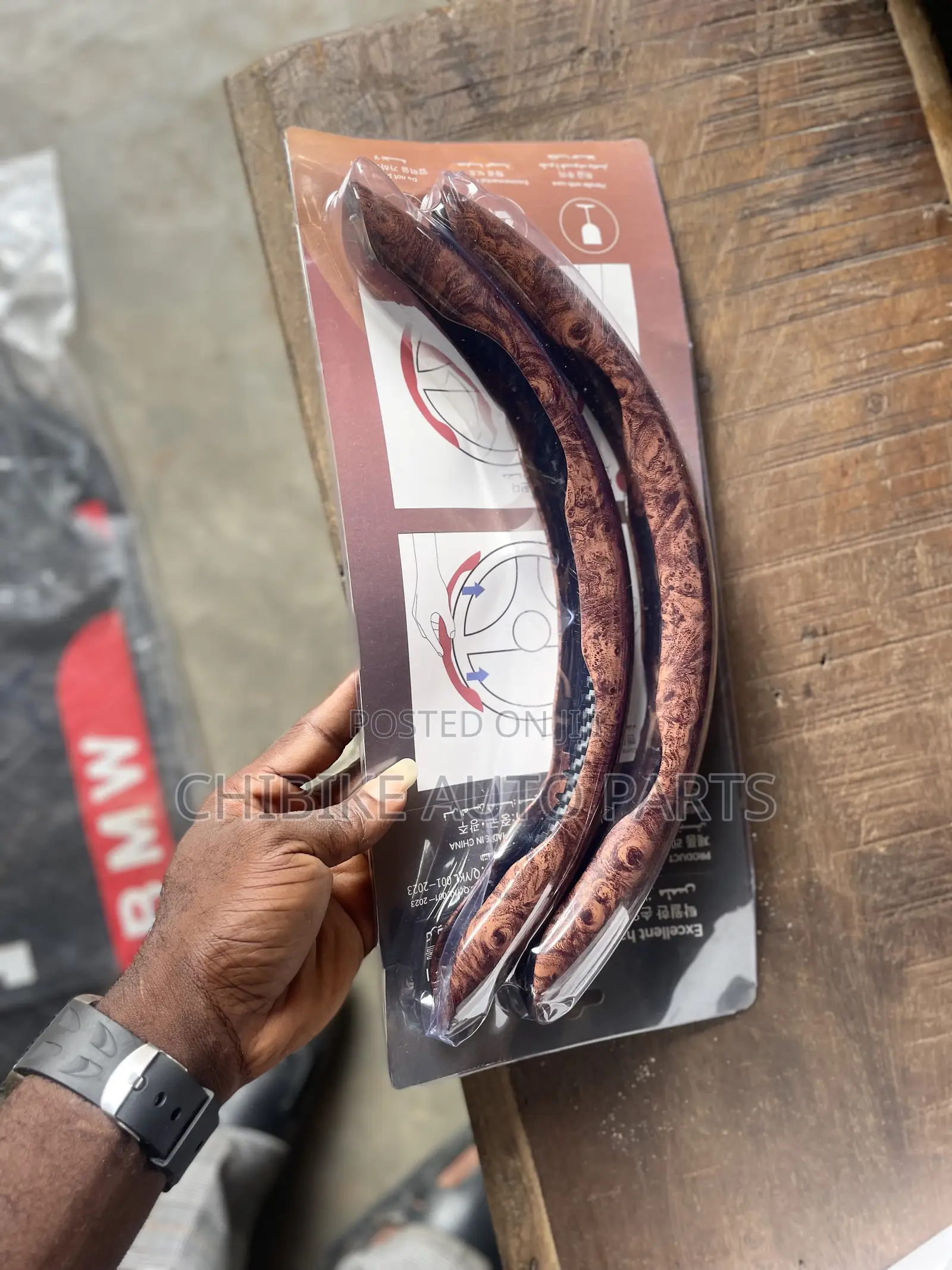 Brown Color Formica Steering Cover