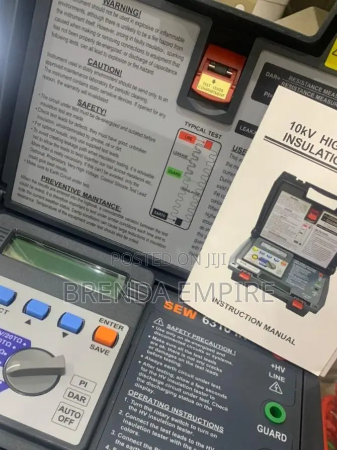 Sew 10kv High Voltage Insulation Tester