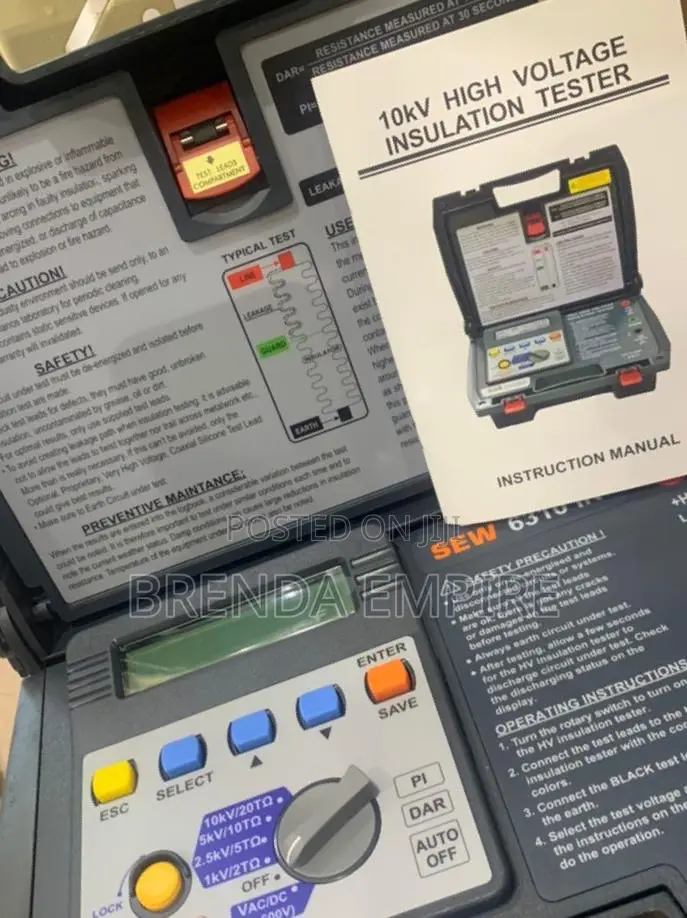 Sew 10kv High Voltage Insulation Tester