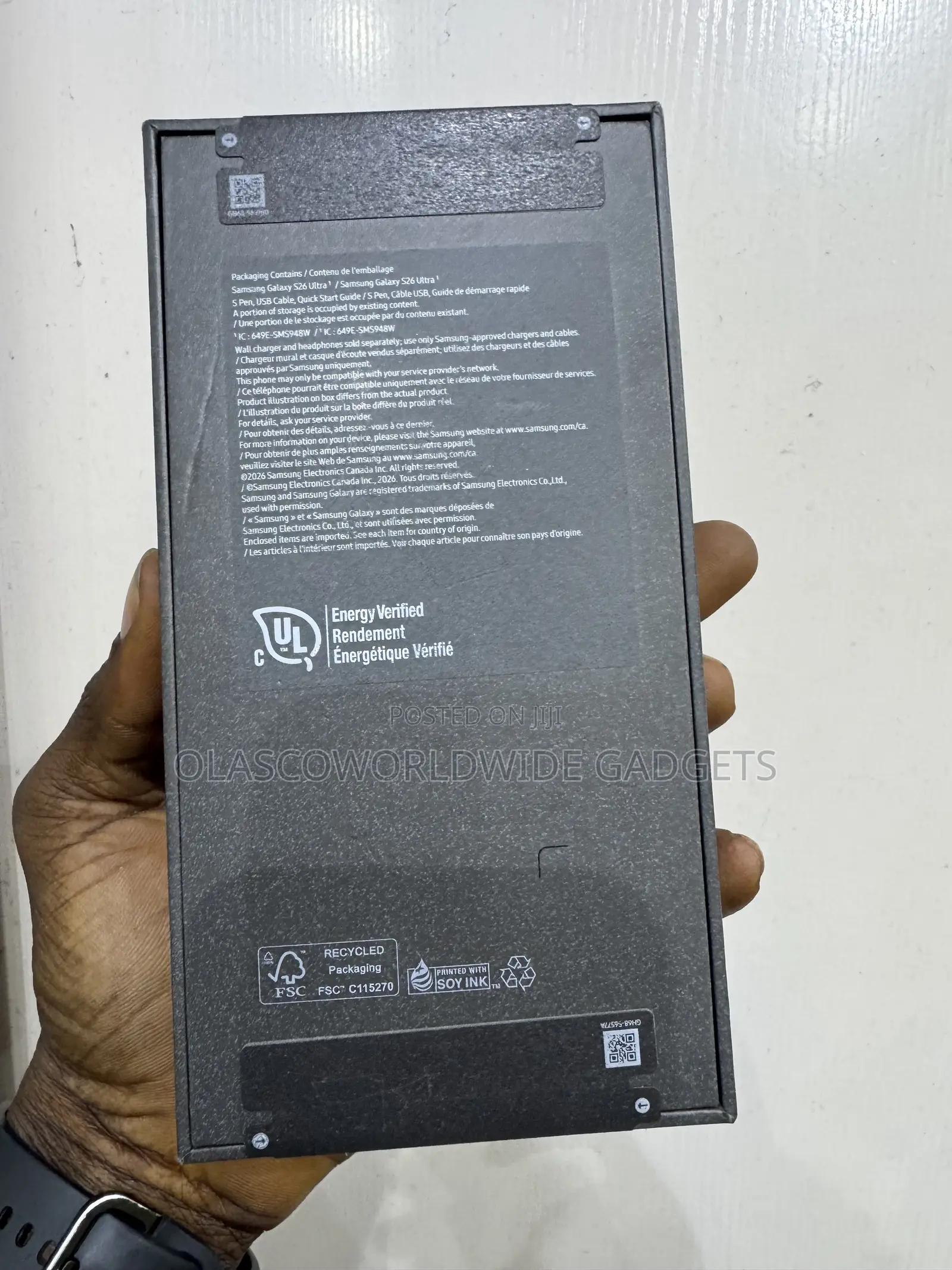New Samsung Galaxy S26 Ultra 5G 256 GB Black