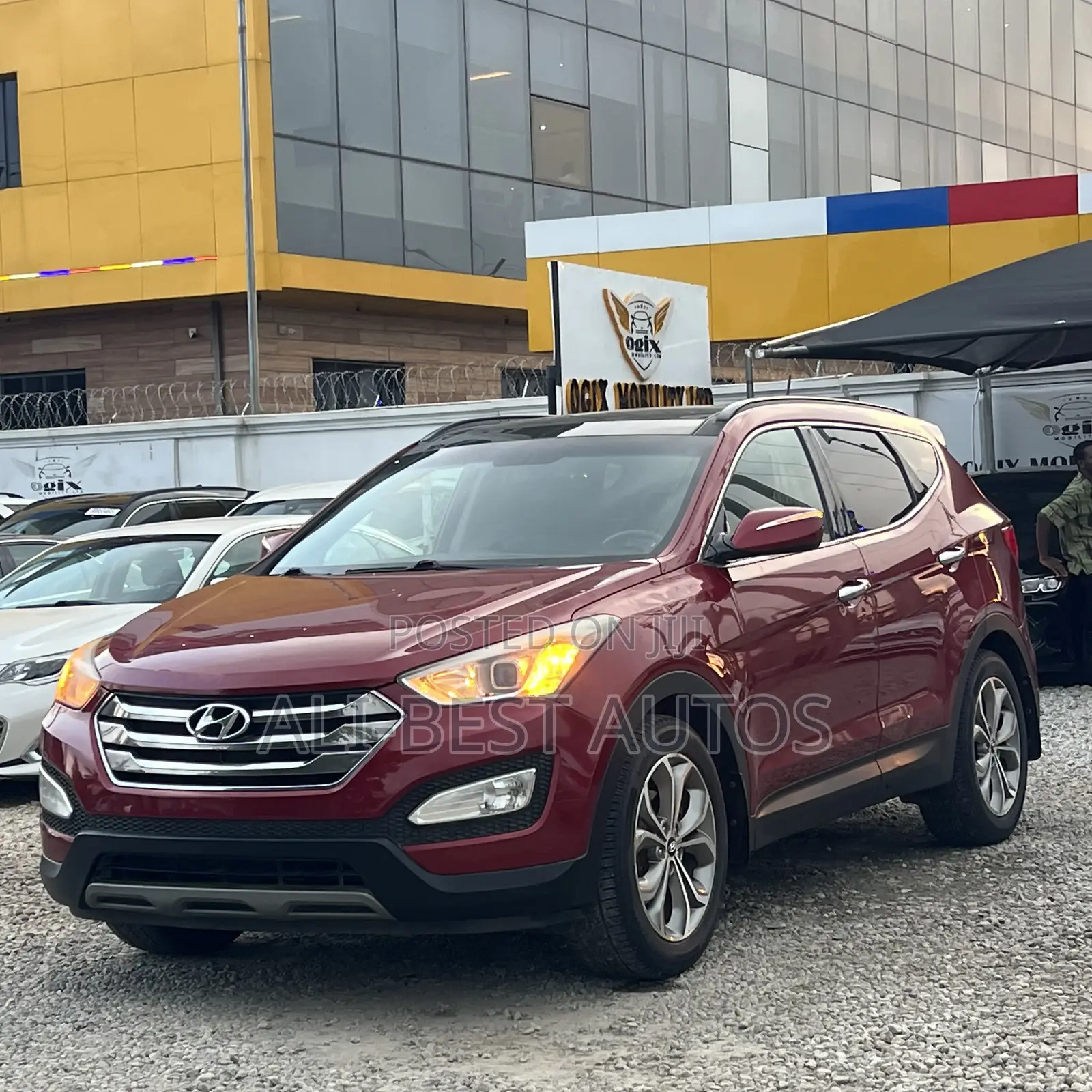Hyundai Santa Fe 2014 Red