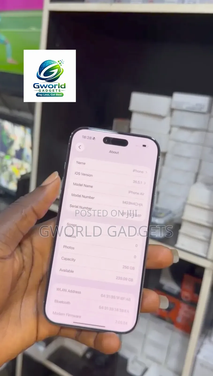 New Apple iPhone Air 256 GB White
