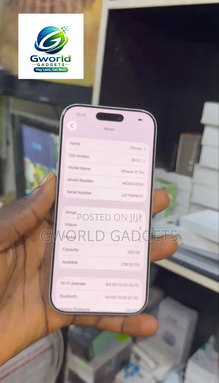 New Apple iPhone 17 Pro 256 GB