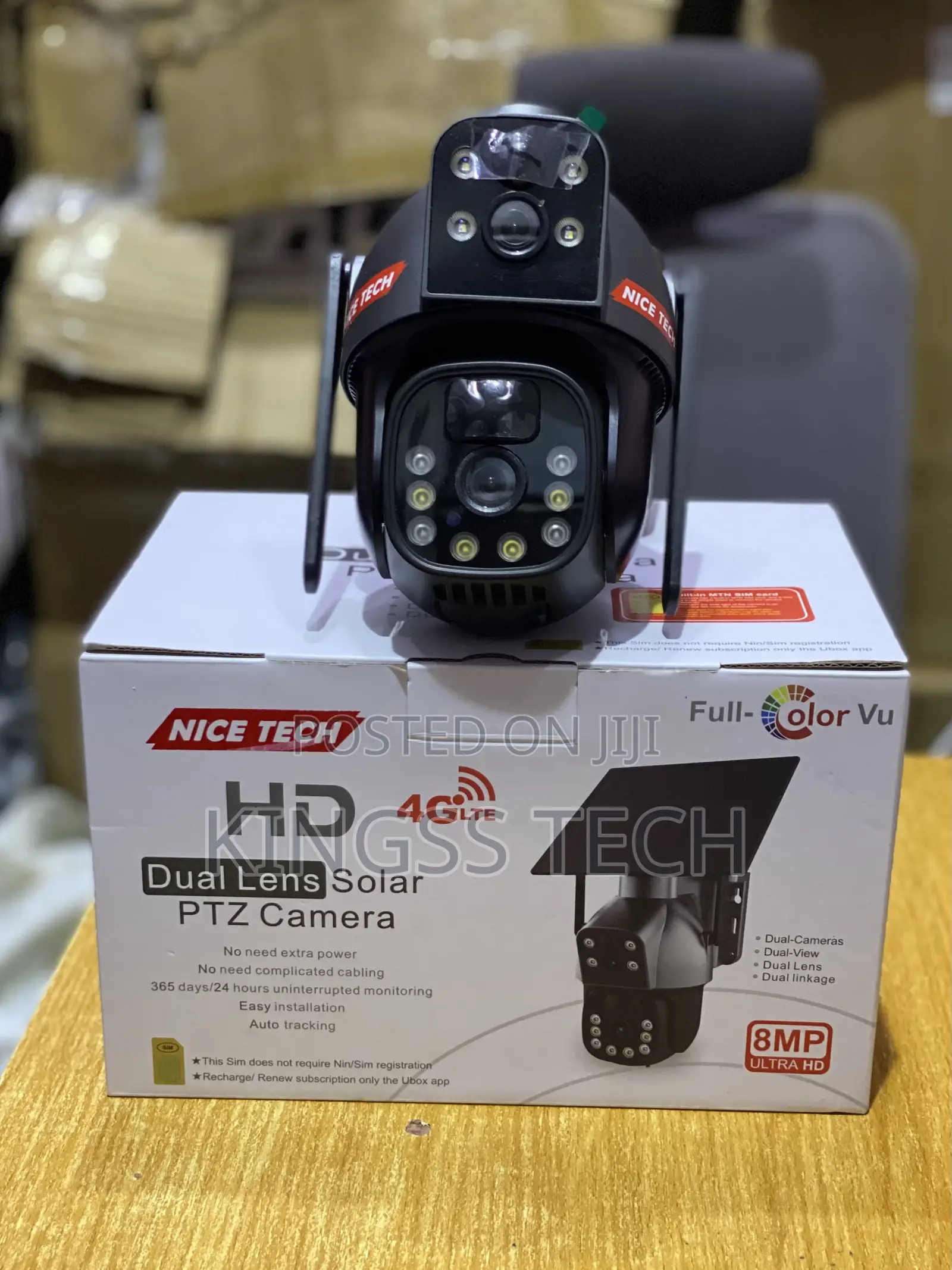 Ubox Sd250 Double Lens Solar Camera