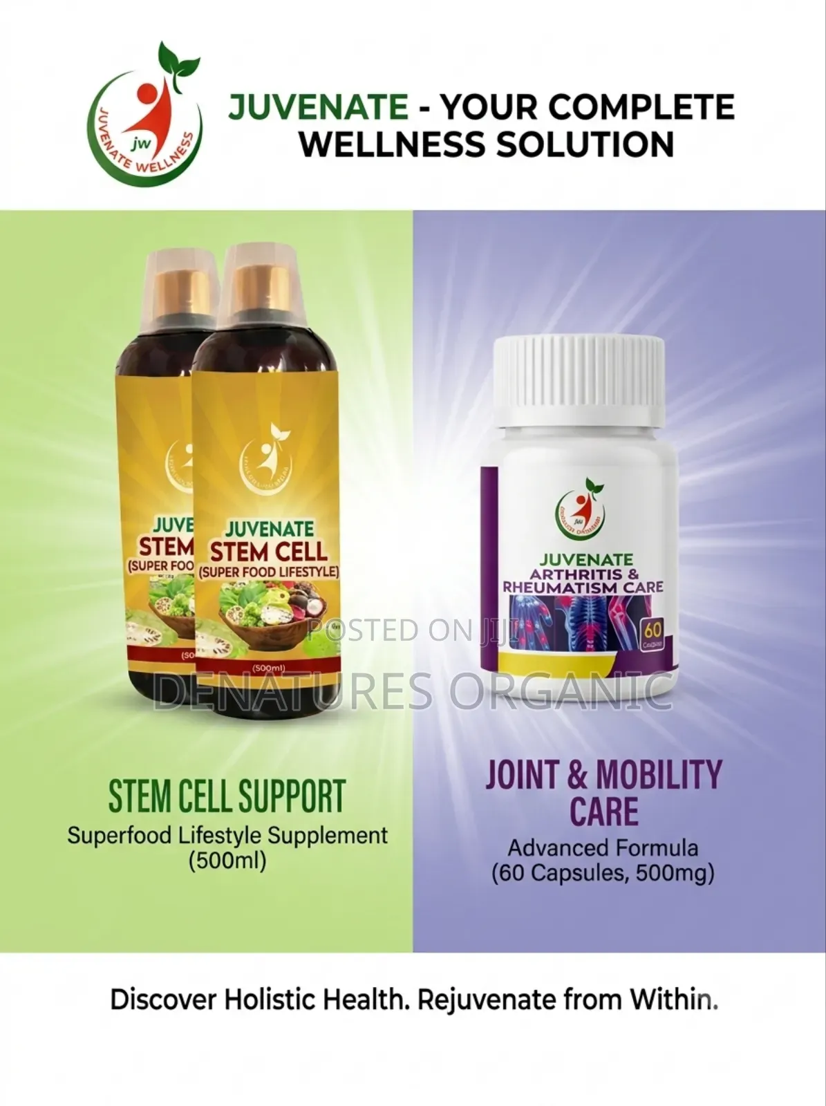 Juvenate Arthritis and Raumatism, Superfood Stemcell Wuse Abuja Store