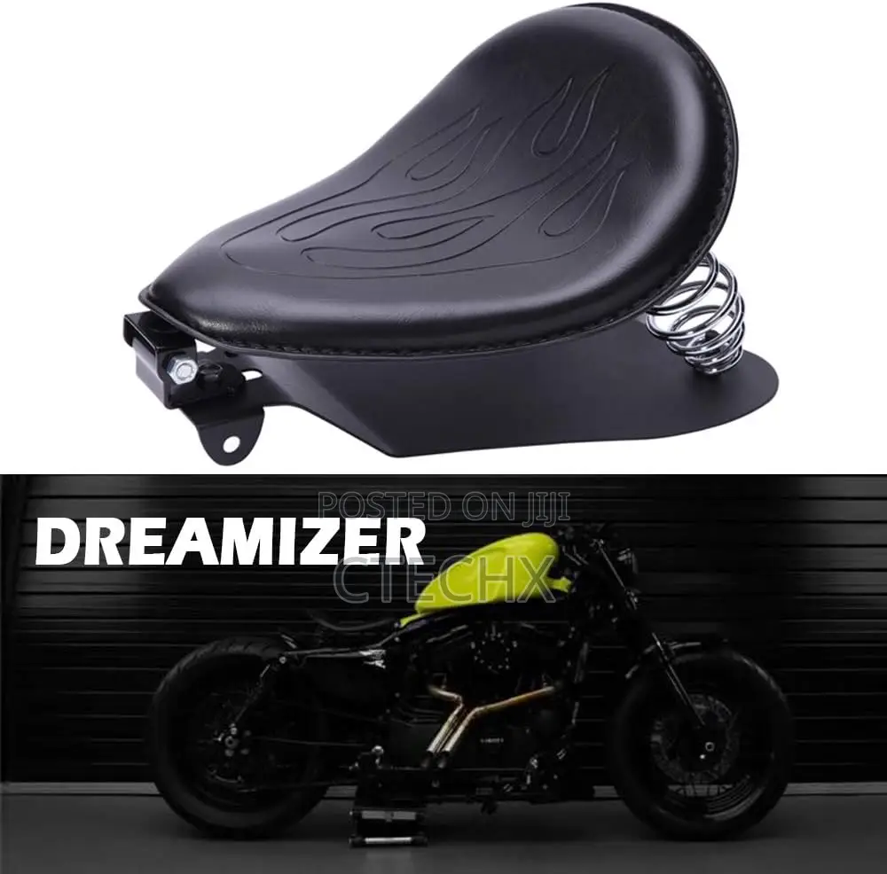 Motorcycle Solo Bobber Seat Wit Spring Bracket Base Plate Replacement