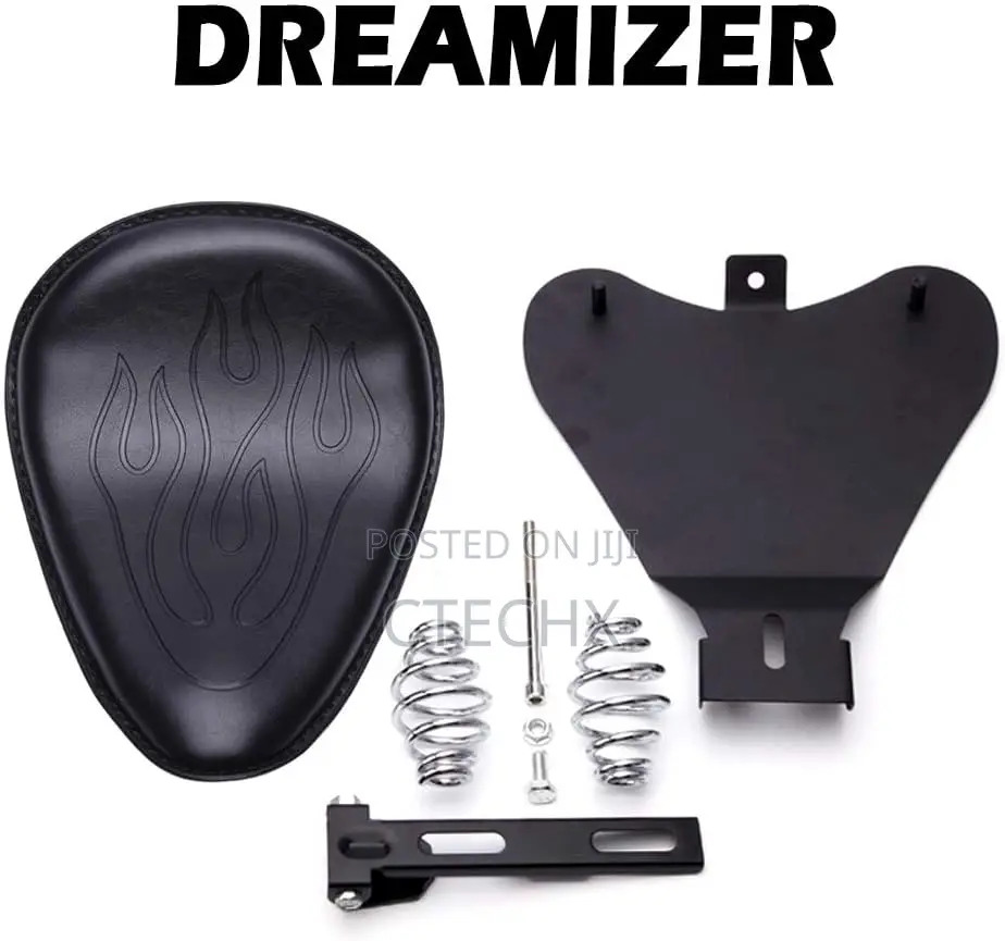 Motorcycle Solo Bobber Seat Wit Spring Bracket Base Plate Replacement