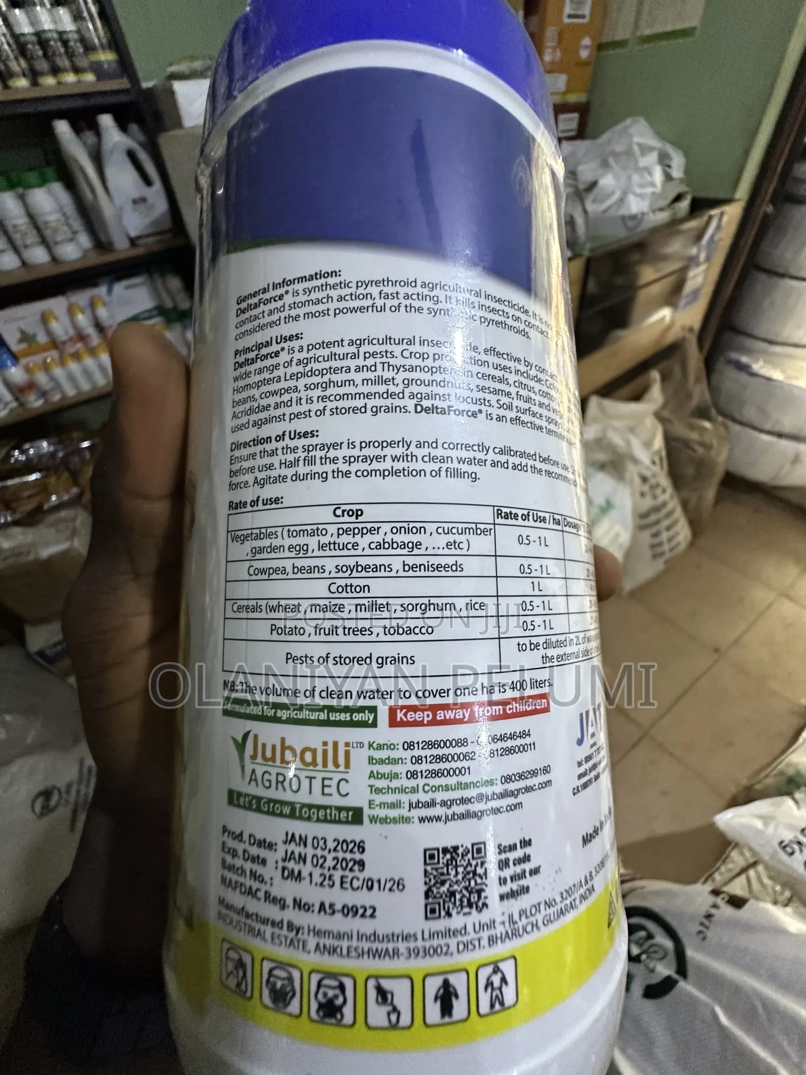 Delta Force a Broad-Spectrum Contact and Stomach Insecticide