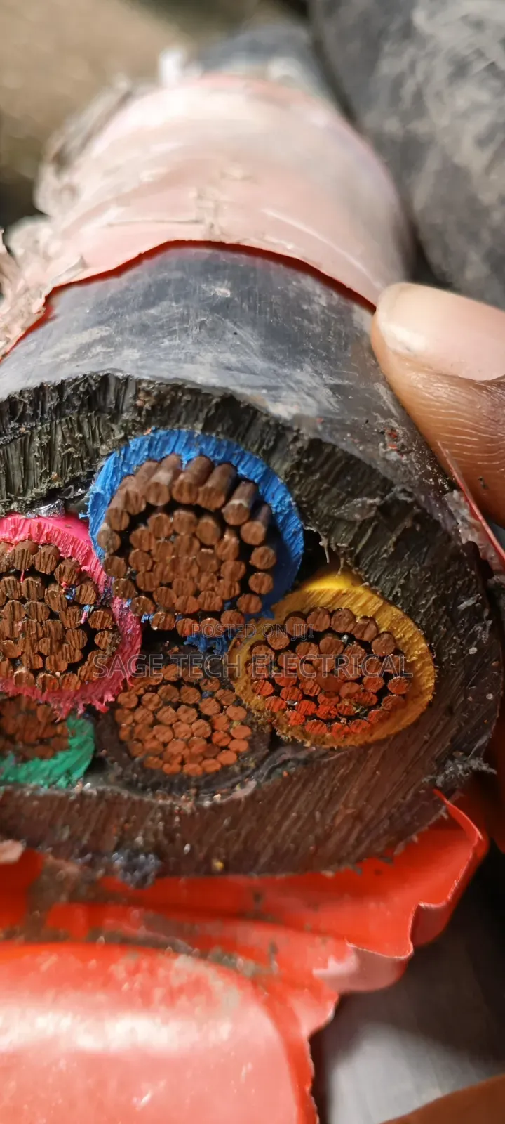 240mm 4core +120mm Single Core Armored Nigeria Cable