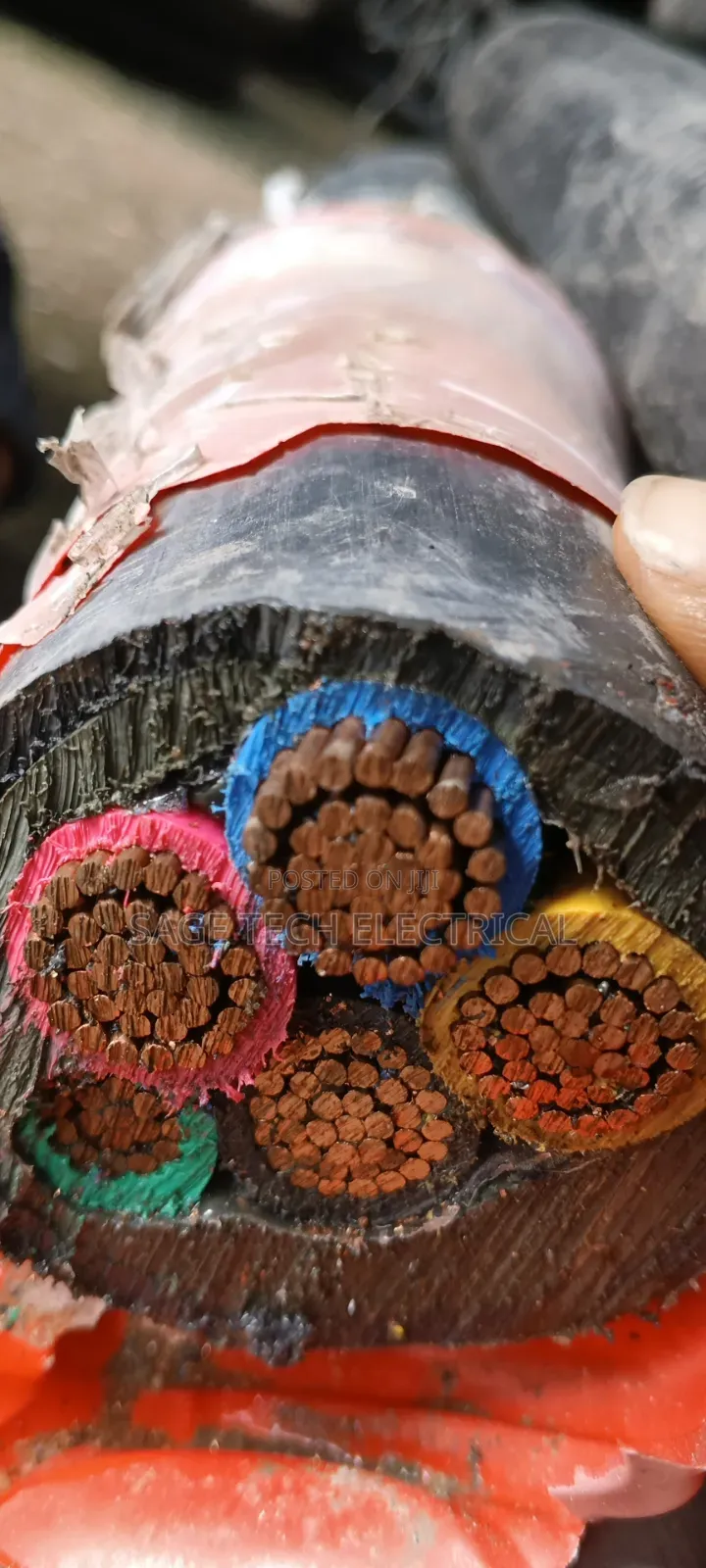 240mm 4core +120mm Single Core Armored Nigeria Cable