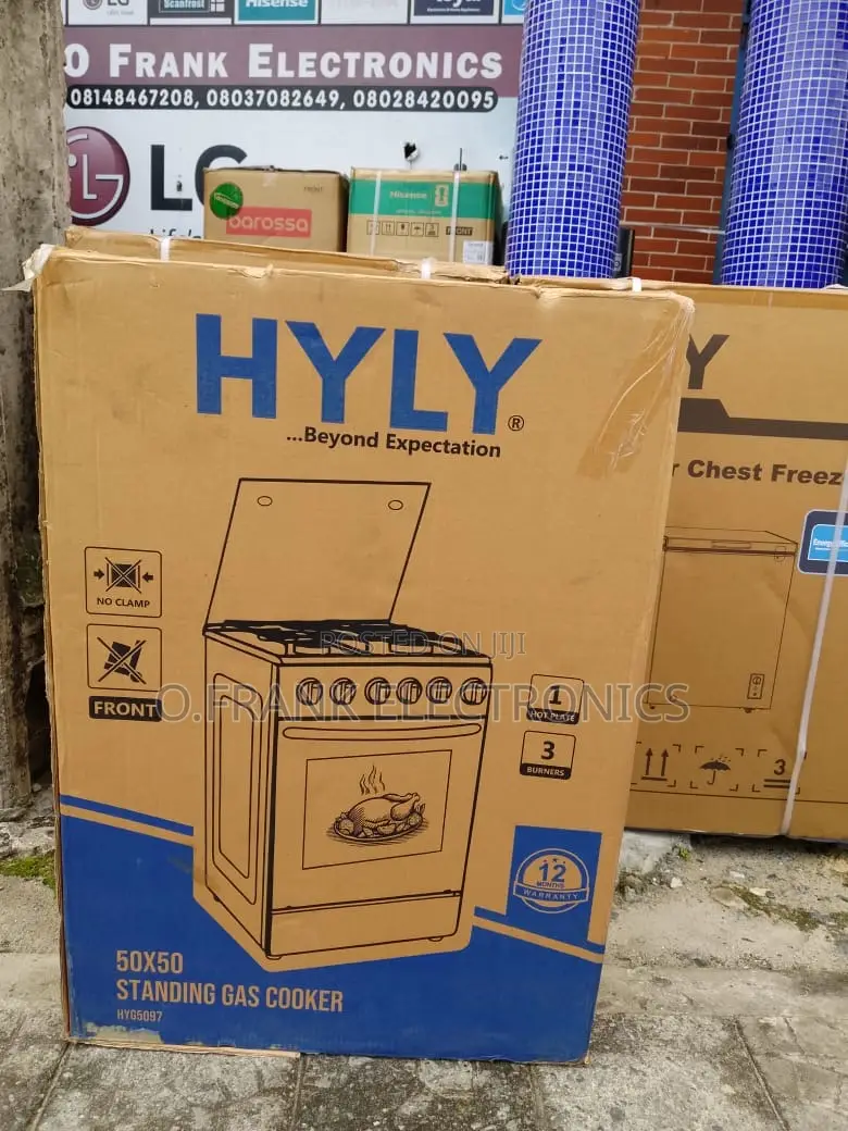 Hyly 50x50 Gas Cooker (3+1)