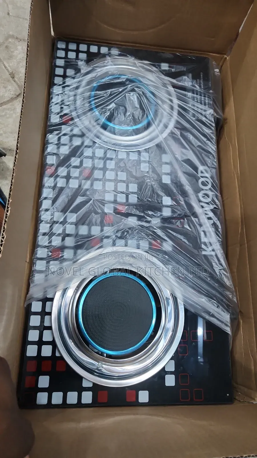 Kenwood Glass Infrared Double Burner Gas Cooker