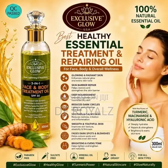 Exculsive Glow 3-in-1 Face Body Treatment Oil