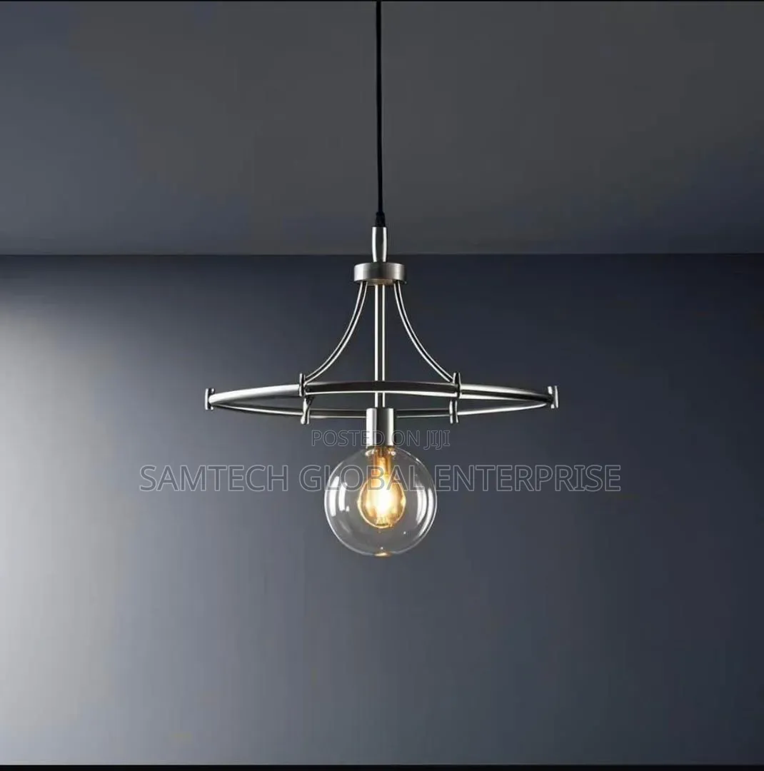 Modern Industrial Glass Pendant Light – Timeless Minimalist Elegance