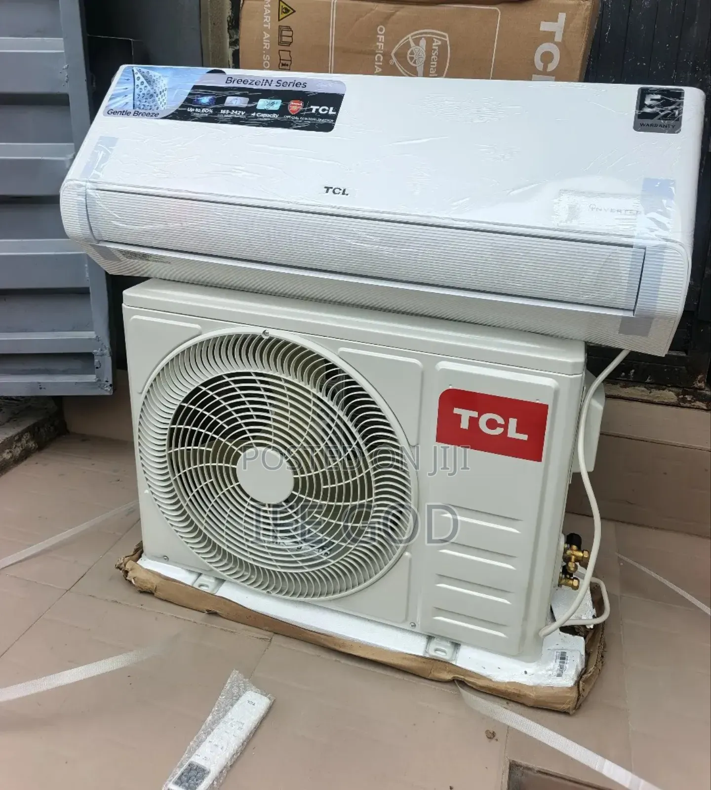Original TCL 2 Hp R410a Inverter Air Conditioner Split Unit 100%Cooper