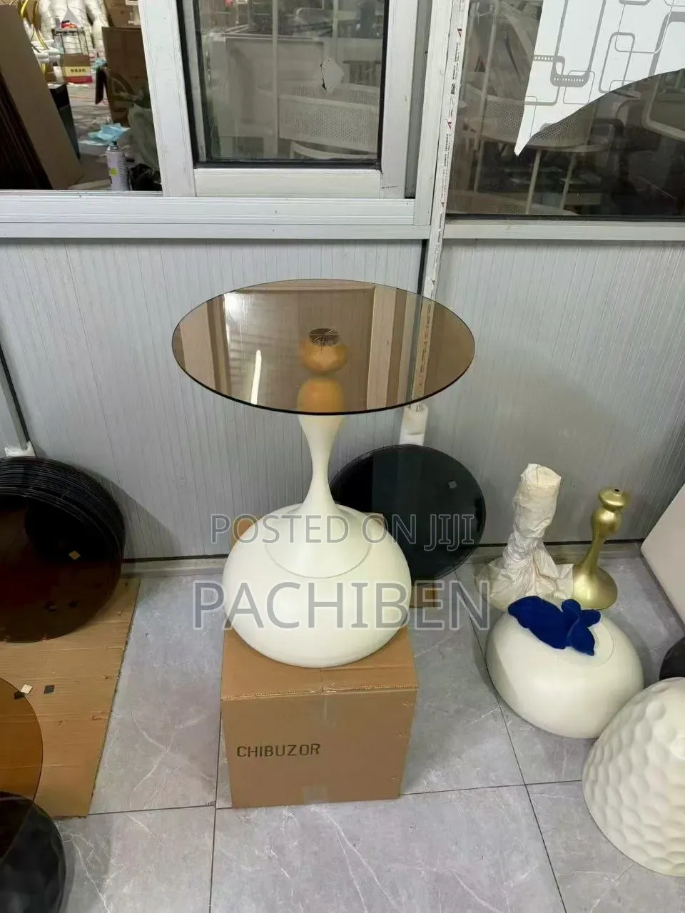 Coffee Side Table Glass Top